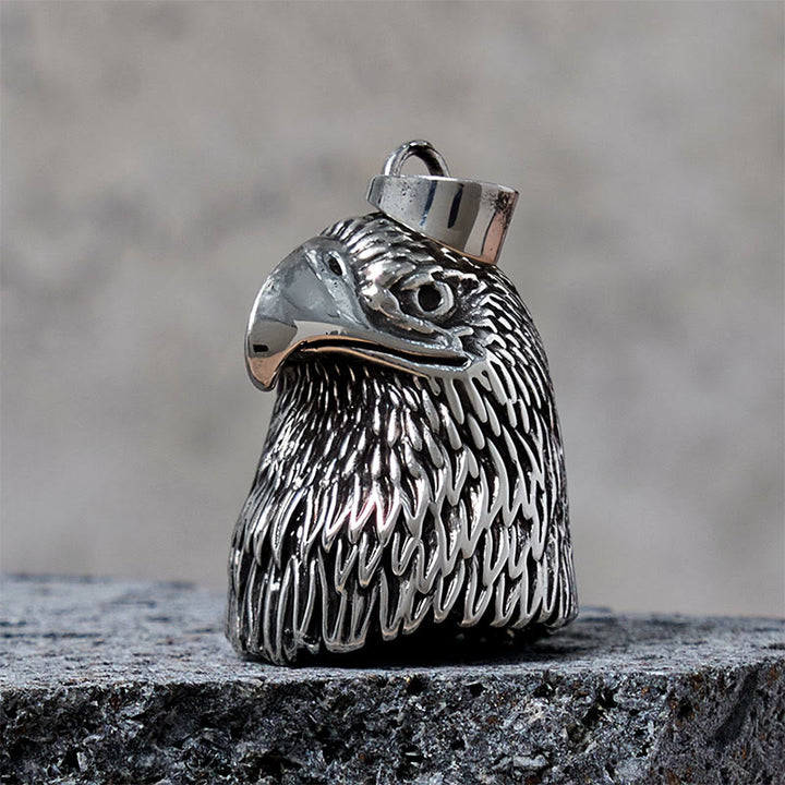 Vintage Bald Eagle Style Riding Bell Keychain - image 2