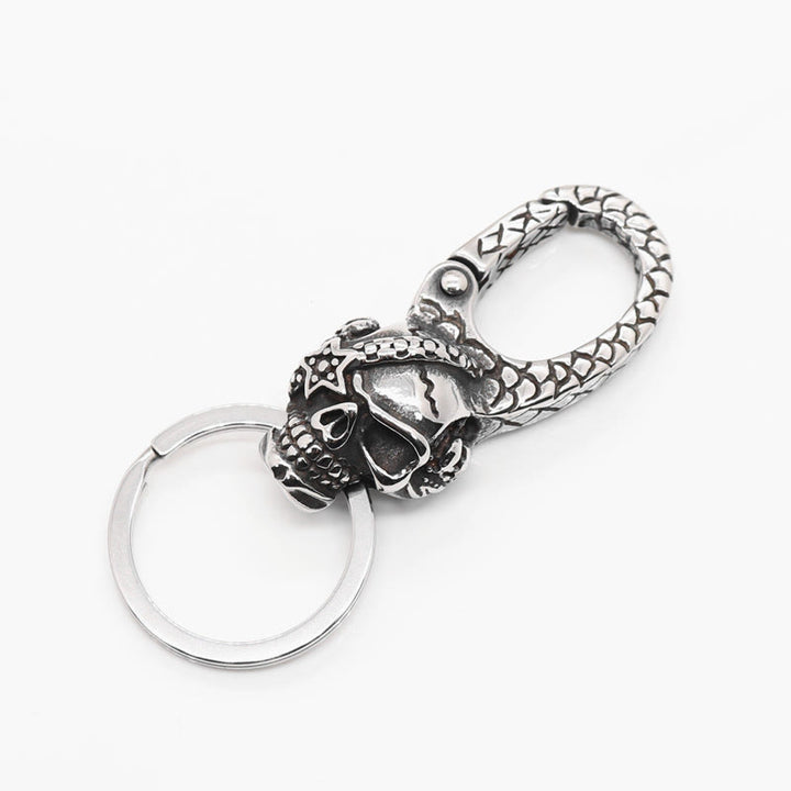 Creative Pirate Skull Captain Metal Keychain - image 2