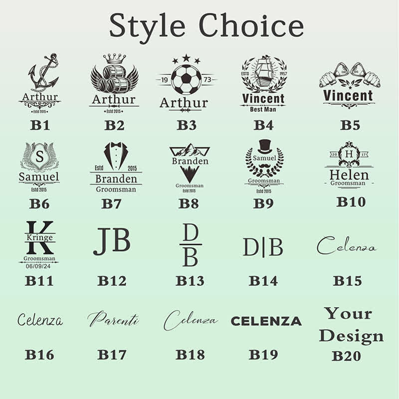 Custom Groomsmen Gift Bottle Opener Leather Keychain - image 3