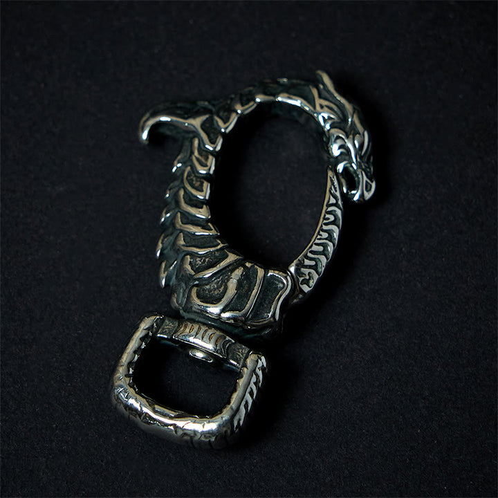 Vintage Antirust Dragon-shaped Rotatable Keychain - Keychain - image 0