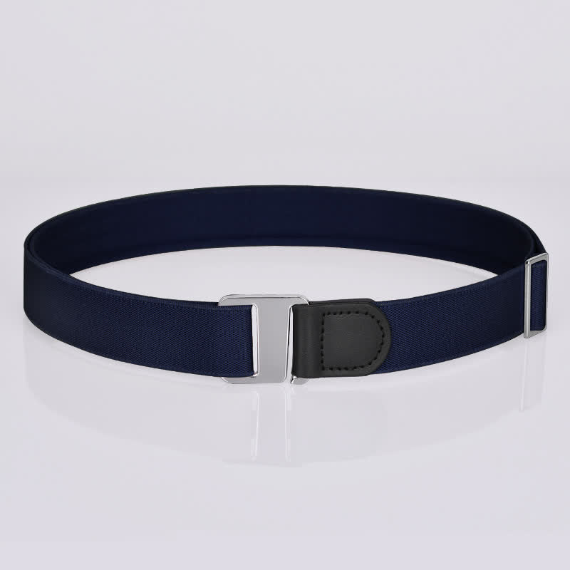 Men's Adjustable Elastic Shirt Stay Invisible Belt - Style #1 - Navy - image 8