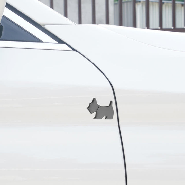 Cute Dog Metal Sticker Car Badge For Pet Lovers - image 9