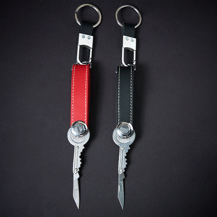 Large Capacity Portable Anti-theft Leather Key Organizer - image 1