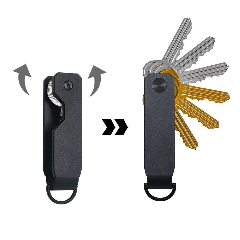 Portable Anti-lost Space-saving Metal Key Organizer - image 0
