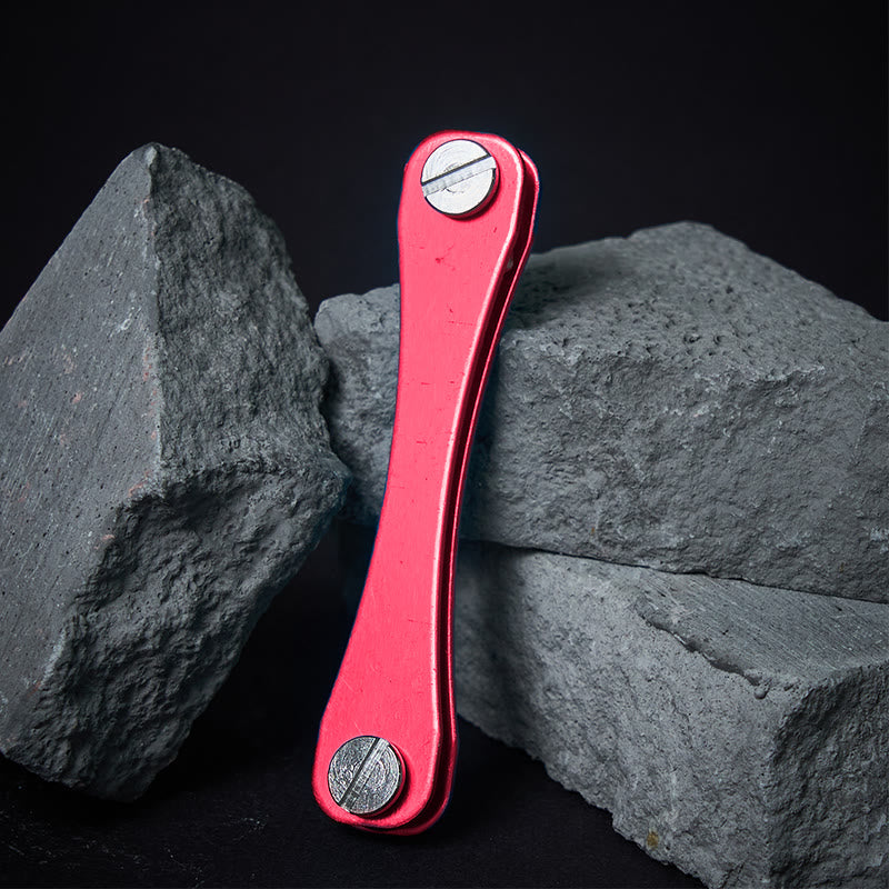 Space Saving And Comfortable To Carry Compact Key Organizer - Pink - image 12