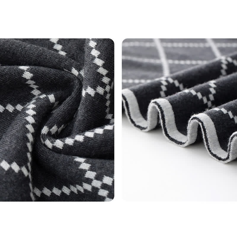 Men's Corporate Elegance Diamond Pattern Business Scarf - image 8