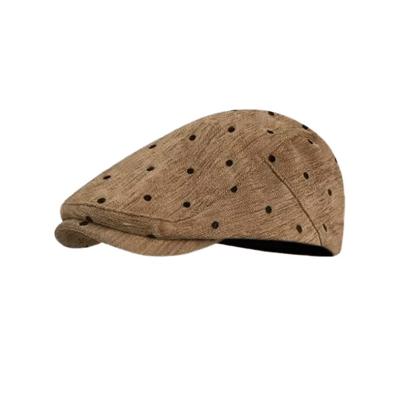 Unisex Retro Winter Polka Dot Beret Hat - image 0