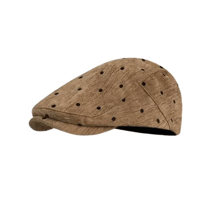 Unisex Retro Winter Polka Dot Beret Hat - image 0