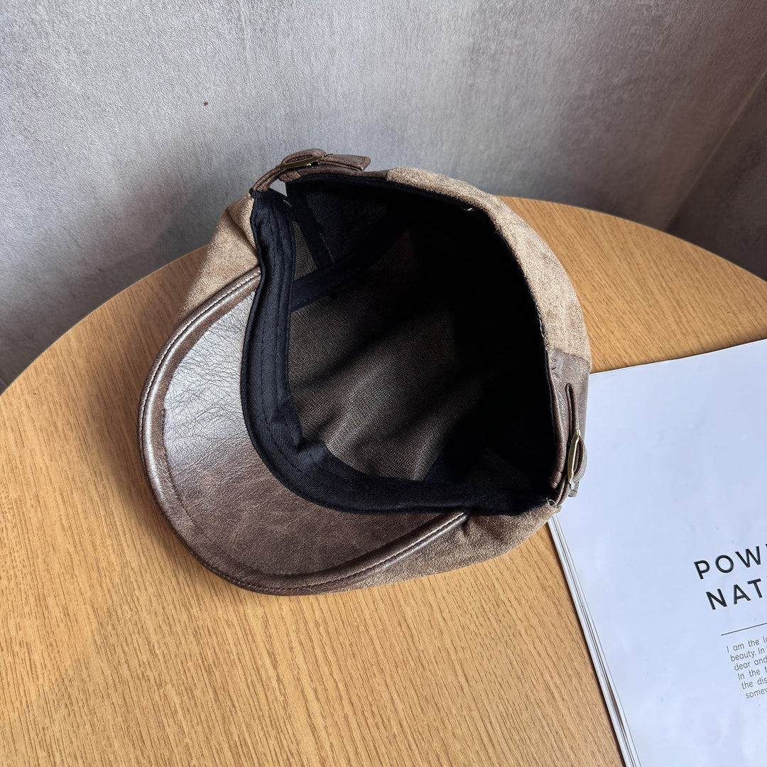 Men's Old Money Style Adjustable Winter Beret Hat - image 2