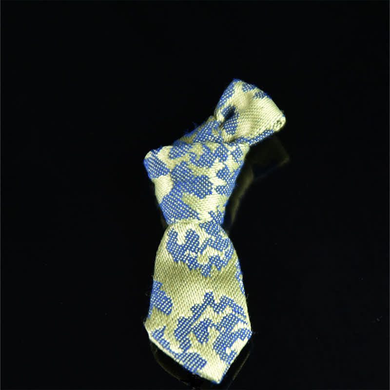 Men's Creative Mini Necktie Shape Wedding Cloth Lapel Pin - Style #14 - image 18