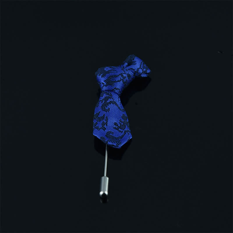 Men's Creative Mini Necktie Shape Wedding Cloth Lapel Pin - Style #11 - image 15