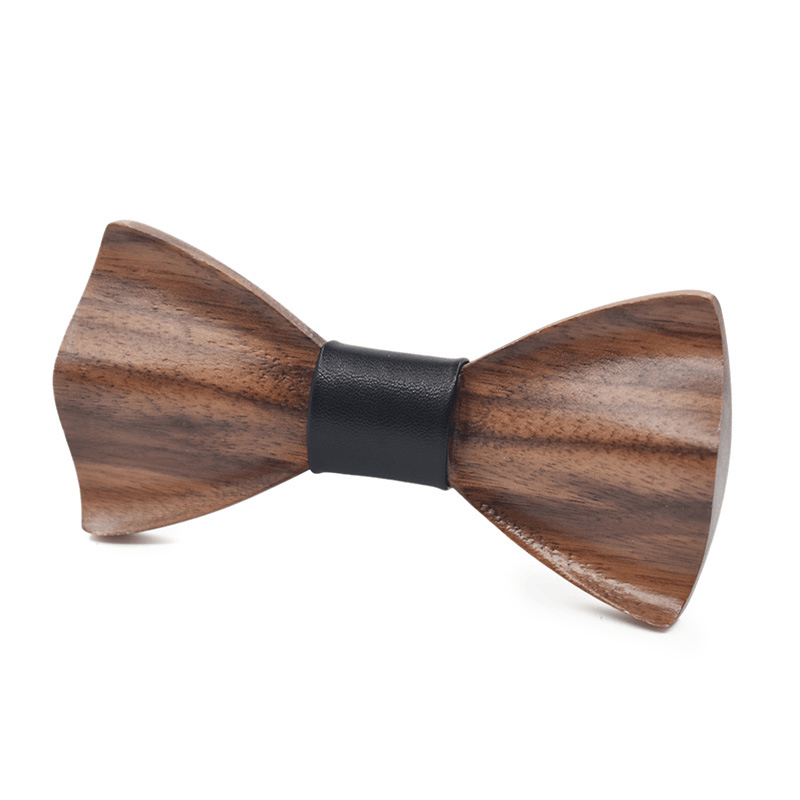Unisex Creative Dark Wooden 3D Bow Tie - Style #3 - image 2
