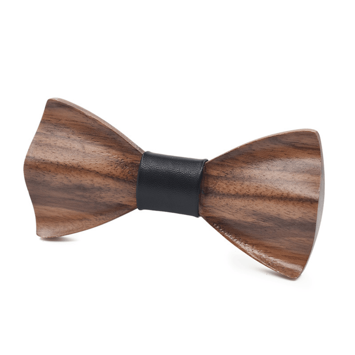 Unisex Creative Dark Wooden 3D Bow Tie - Style #3 - image 2