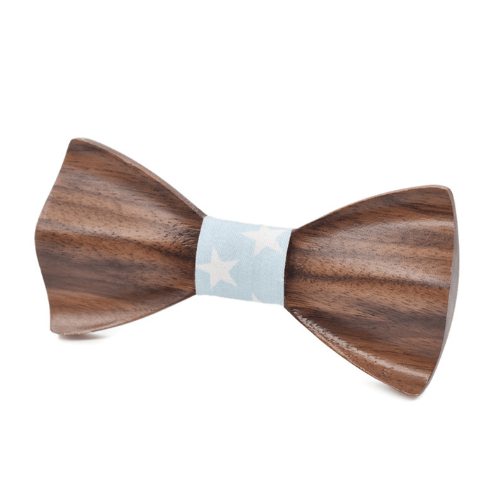 Unisex Creative Dark Wooden 3D Bow Tie - Style #5 - image 4