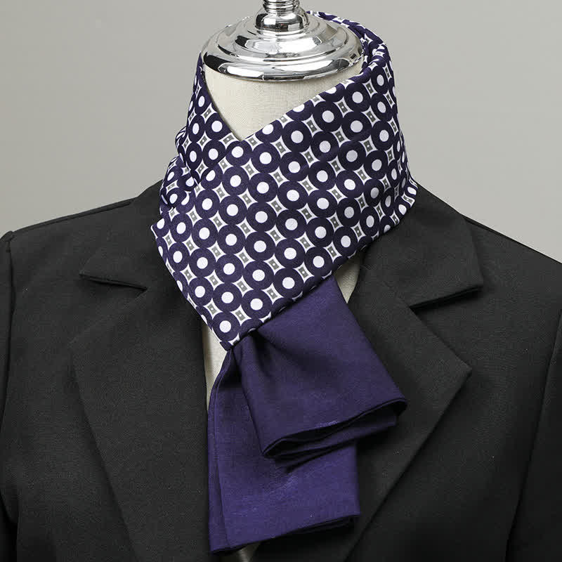 Men's Geometric Pattern Elegant Business Long Scarf - Style #9 - image 8
