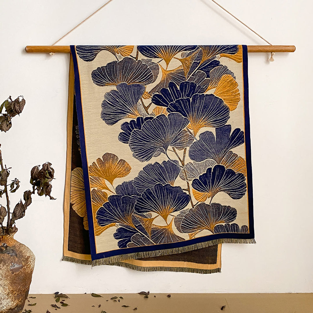 Women's Floral Print Fringed Shawl Scarf - Style #22 - image 22