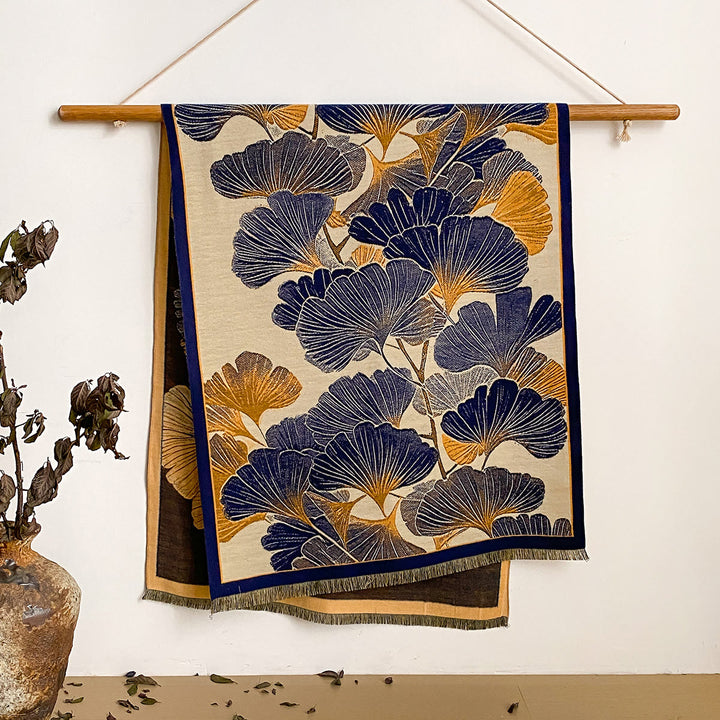 Women's Floral Print Fringed Shawl Scarf - Style #22 - image 22