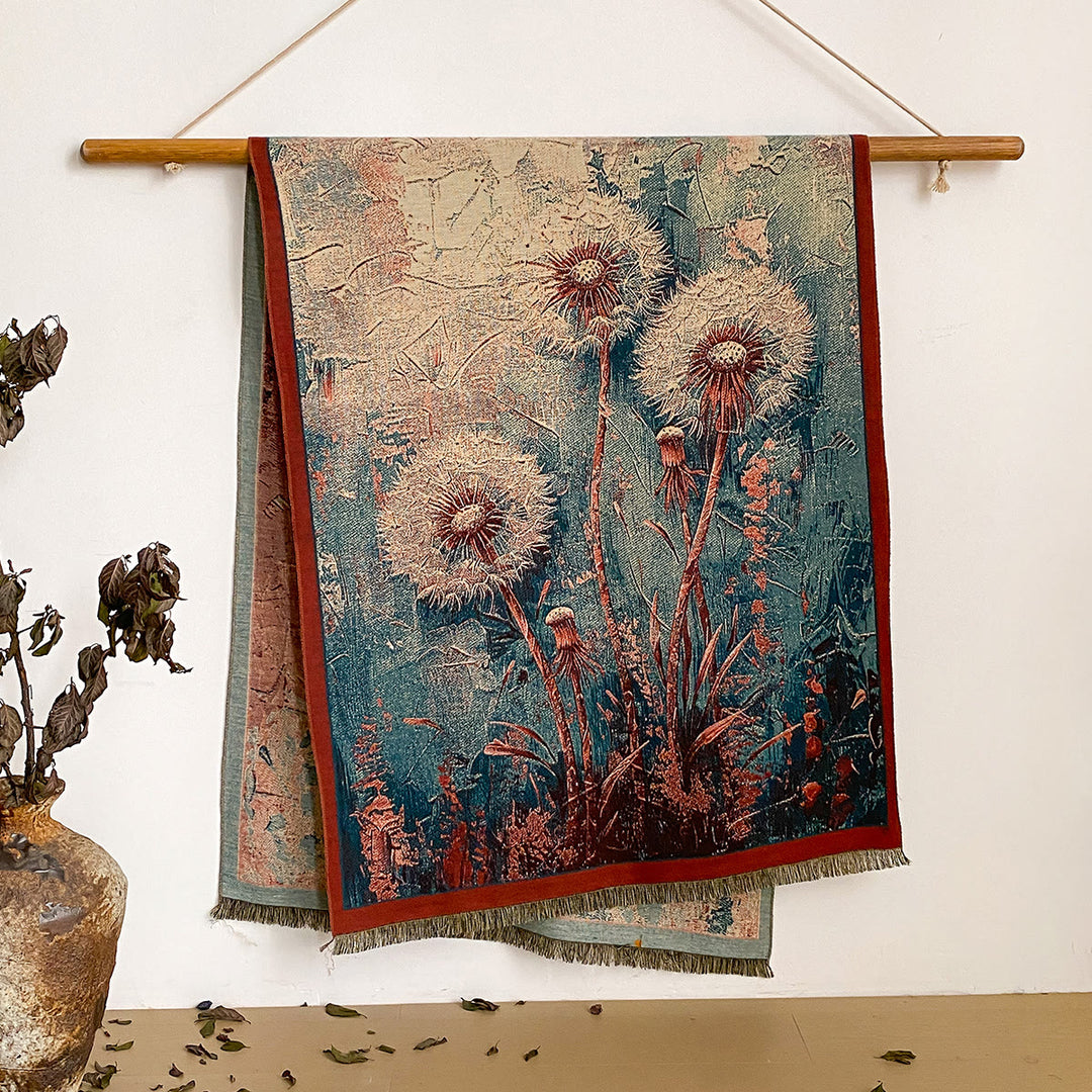 Women's Floral Print Fringed Shawl Scarf - Style #28 - image 28