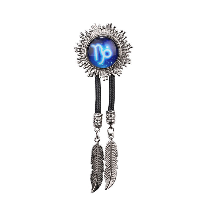 Zodiac Sign Series Retro Metal Bolo Ties - Capricorn - image 13