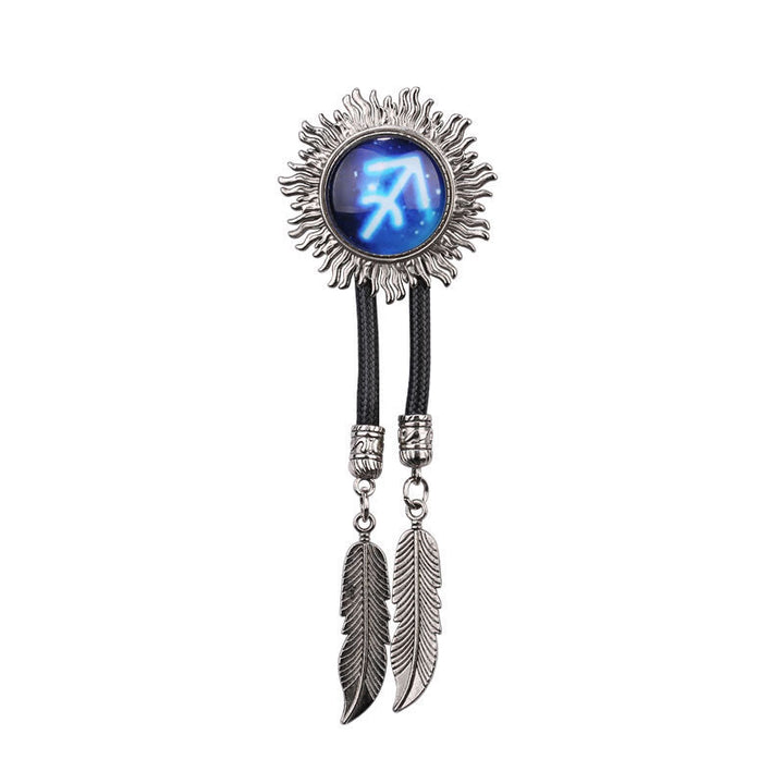 Zodiac Sign Series Retro Metal Bolo Ties - Sagittarius - image 12