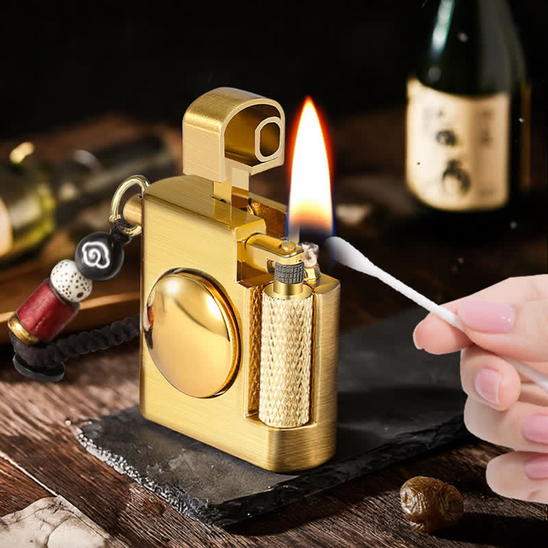 Square Rotating Decompression Inflatable Kerosene Lighter - image 0