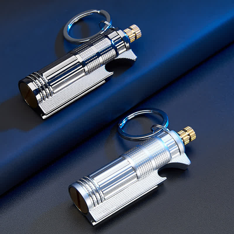 Multifunctional Bottle Opener Matchstick Refillable Oil Lighter - image 11