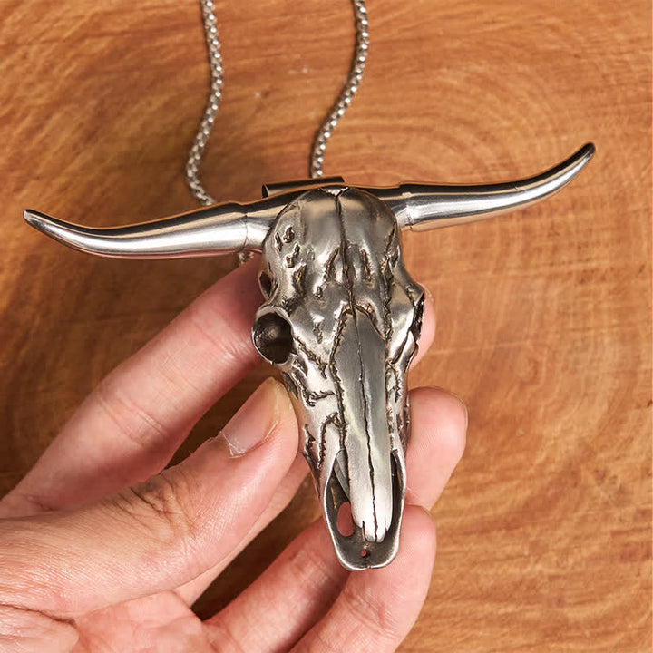 Initial Letter DIY Hidden Knife Belt Buckle Longhorn Pendant Bundle Set - image 6