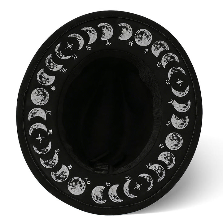 Creative Men's Moon Phase Changes Astrology Cowboy Hat - image 5