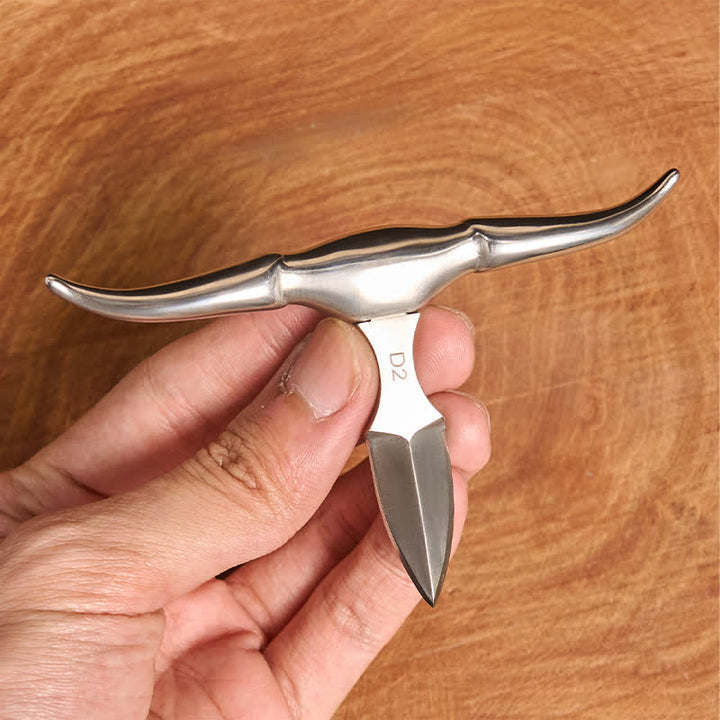 Initial Letter DIY Hidden Knife Buckle Turquoise Bull Pendant Bundle Set - image 6