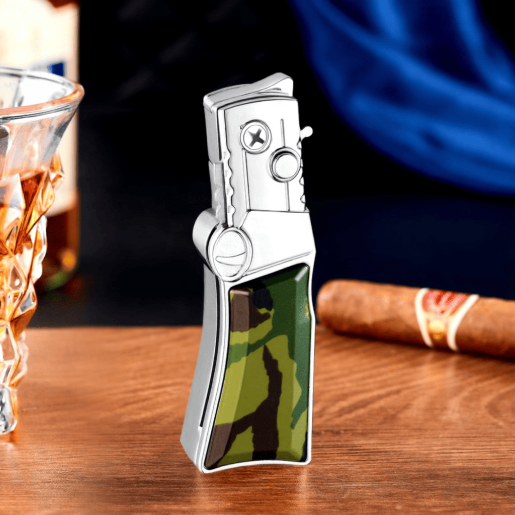 2 In 1 Portable Multifunctional Folding Knife Lighter - Style #10 - image 12