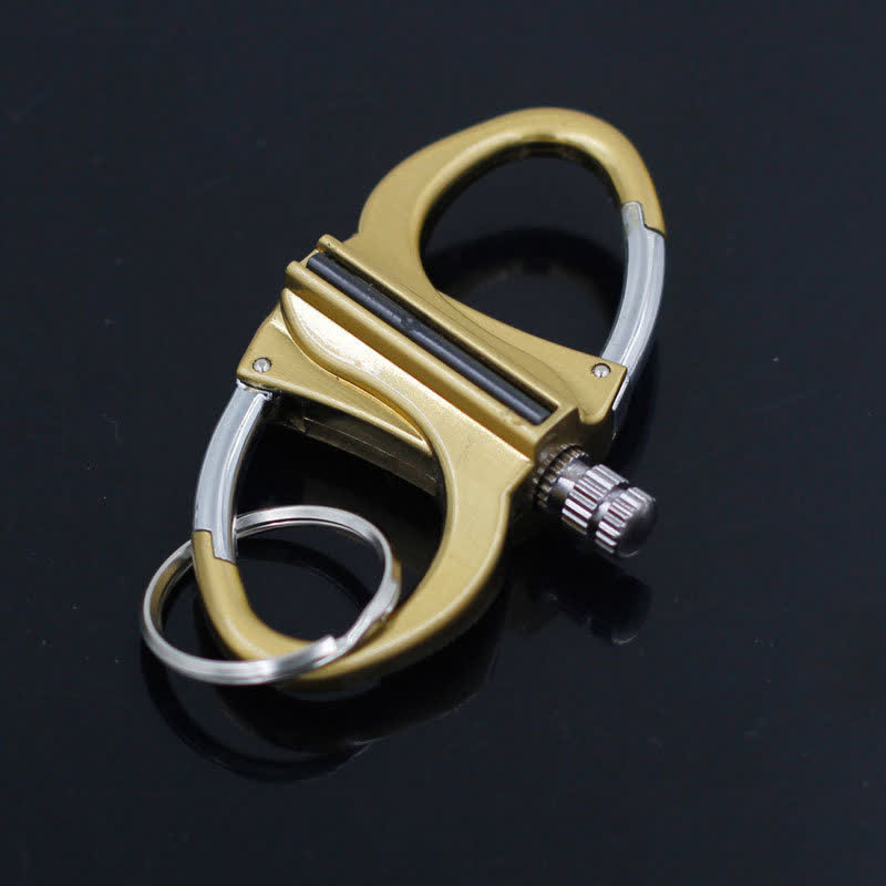 Dual Ring Keychain Matchstick Reusable Kerosene Lighter - image 9