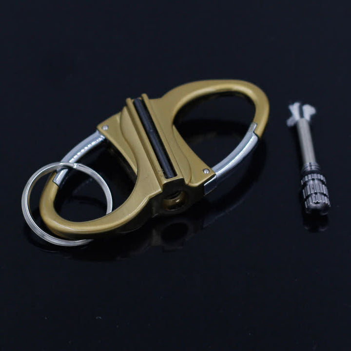 Dual Ring Keychain Matchstick Reusable Kerosene Lighter - image 6