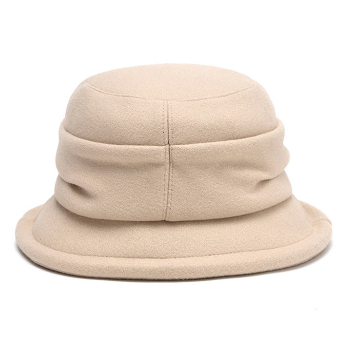 Women's Bowknot Decor Soft Felt Bucket Hat - image 4