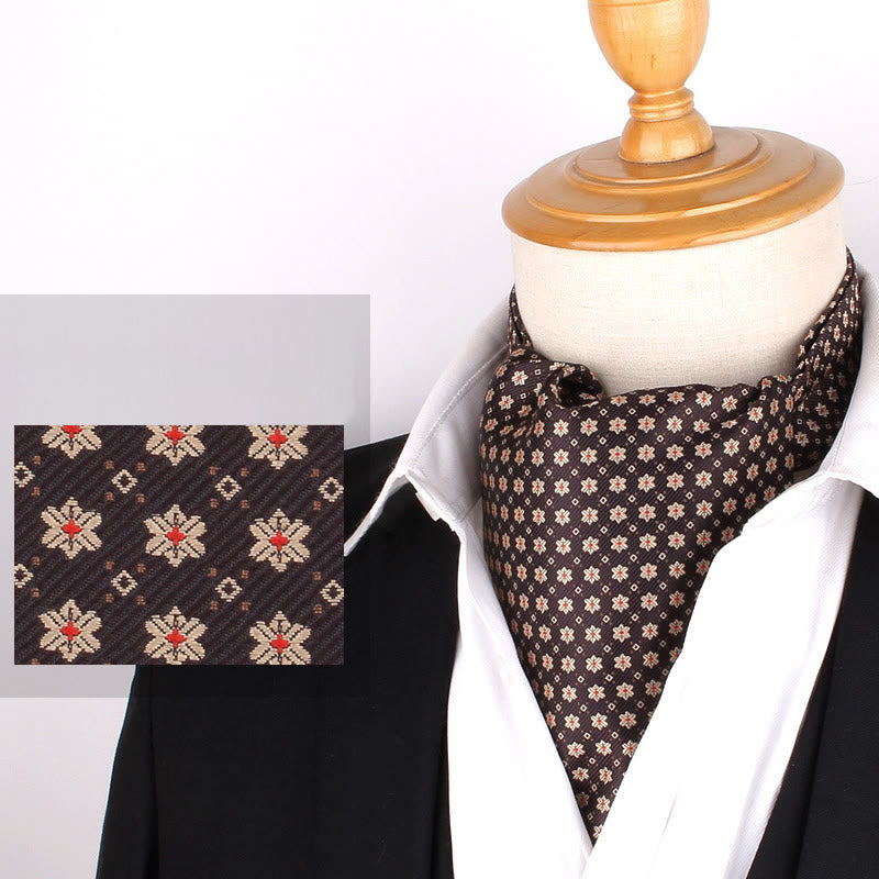 Men's British Retro Elegant Printed Cravat For Suit Shirt - Style #4 - image 6