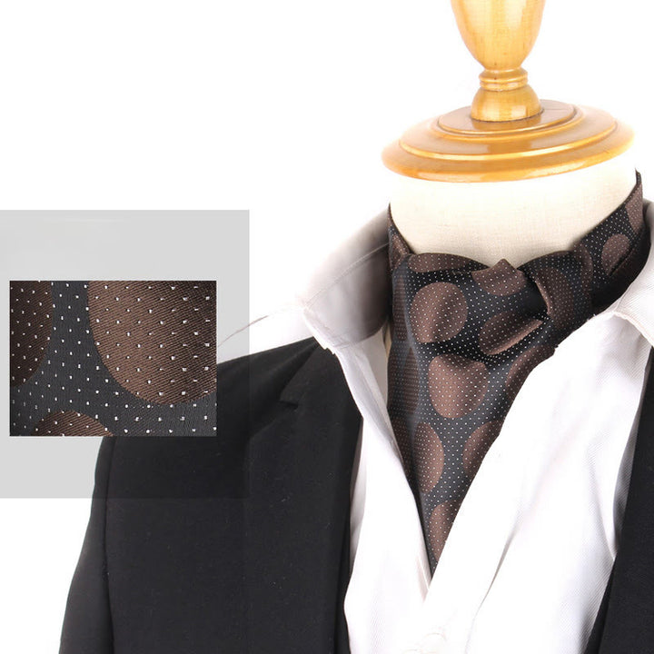 Men's British Retro Elegant Printed Cravat For Suit Shirt - Style #14 - image 16