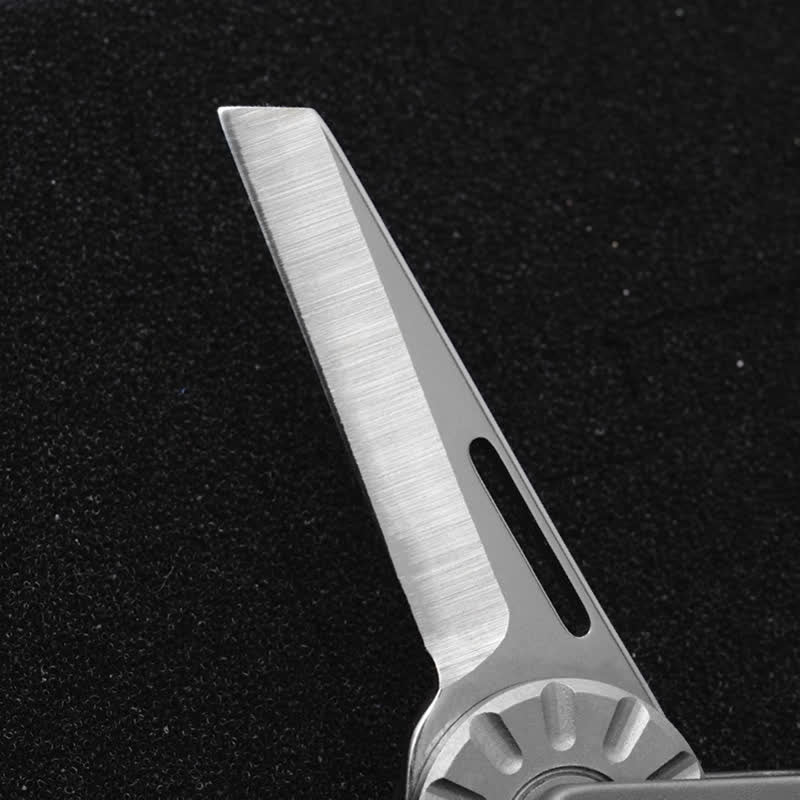 Titanium Alloy Folding Knife Climbing Keychain - image 6