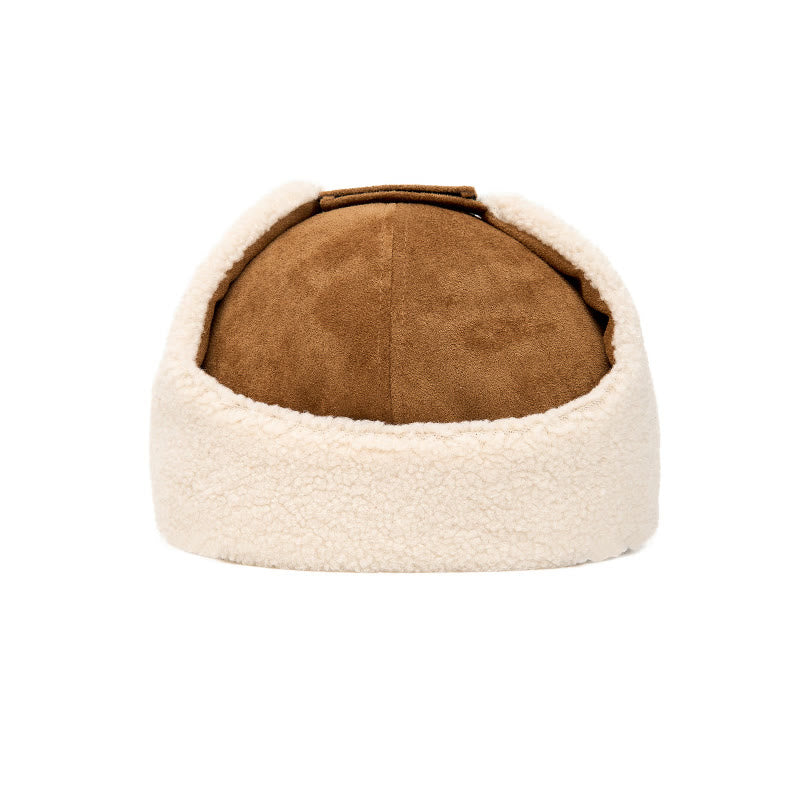 Men's Trendy Cozy Suede Beret Hat With Earmuffs - image 4