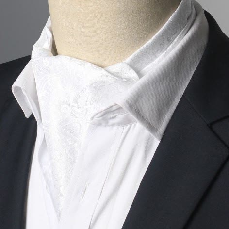 Men's Gorgeous Floral Patterned Suit Cravat - Style #11 - image 10