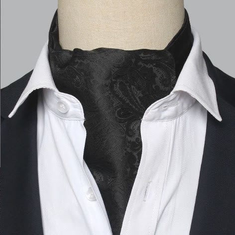 Men's Gorgeous Floral Patterned Suit Cravat - Style #8 - image 7