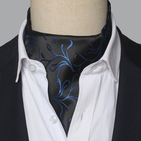 Men's Gorgeous Floral Patterned Suit Cravat - Style #16 - image 15