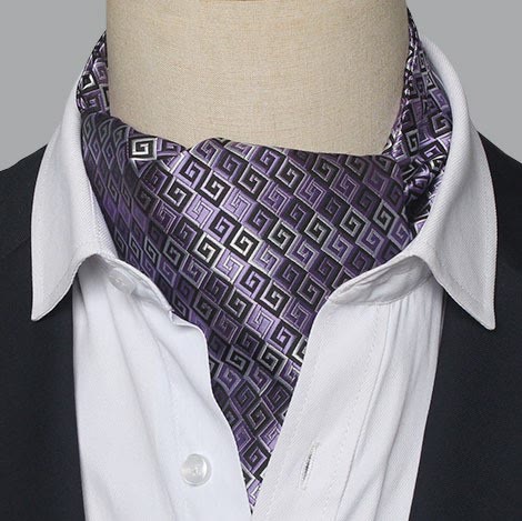Men's Gorgeous Floral Patterned Suit Cravat - Style #22 - image 21