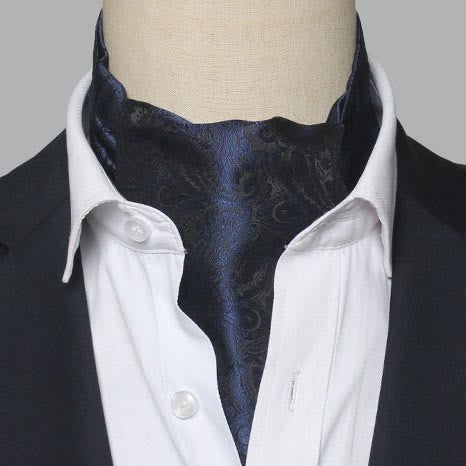 Men's Gorgeous Floral Patterned Suit Cravat - Style #10 - image 9