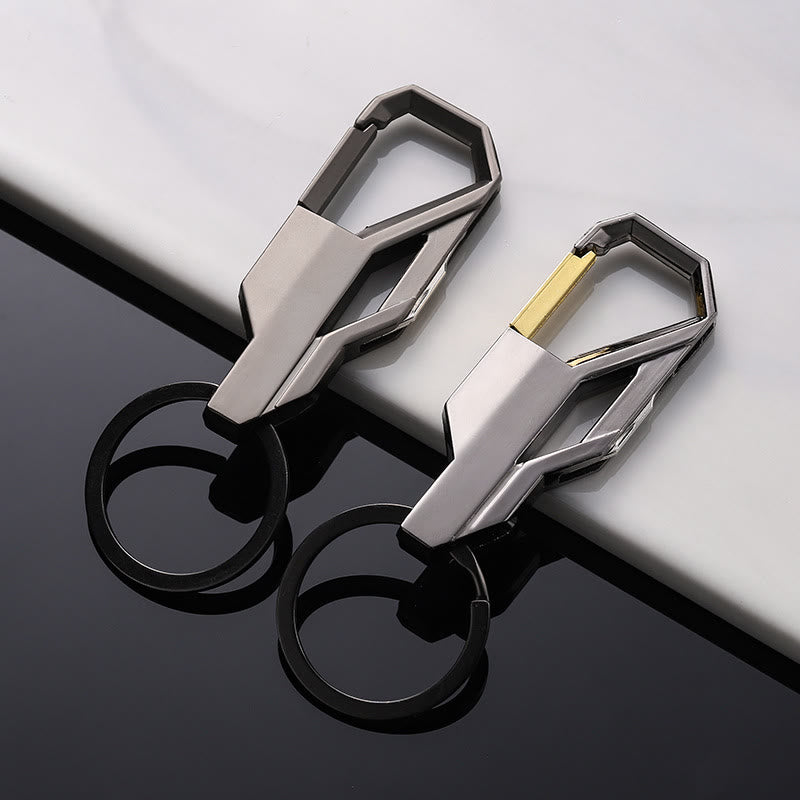 Multi Functional Practical Metal Keychain With Knife - image 1