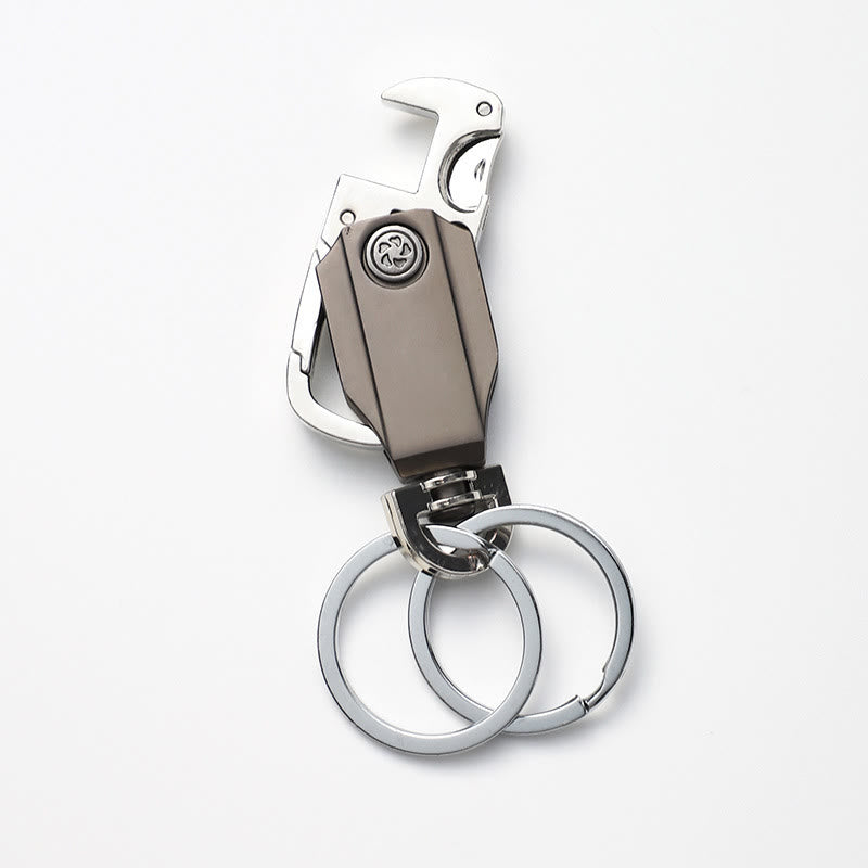 EDC-Tool Small Knife Bottle Opener Gyro Keychain - image 3