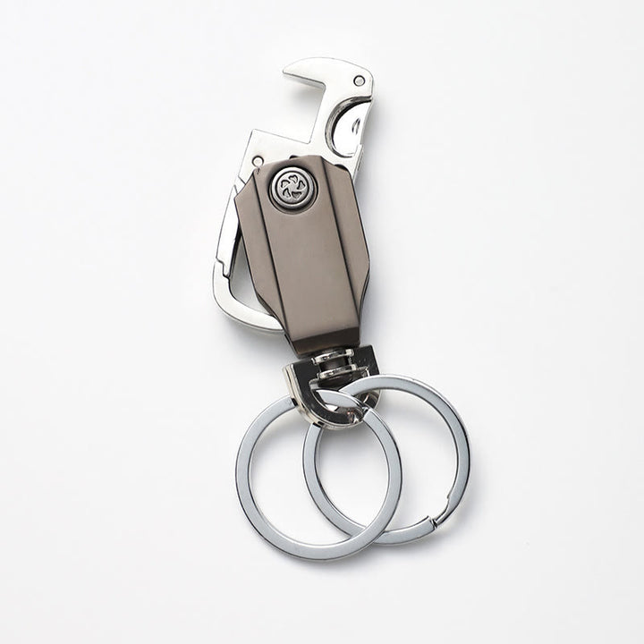 EDC-Tool Small Knife Bottle Opener Gyro Keychain - image 3