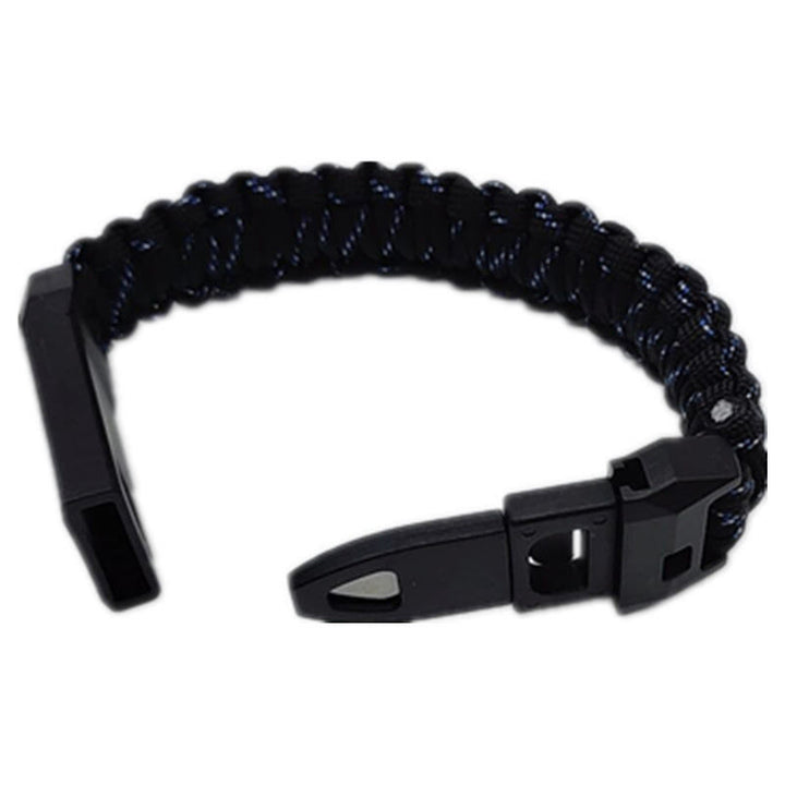 Outdoor Survival Whistle Woven Bracelet With Knife - Style #4 - image 5