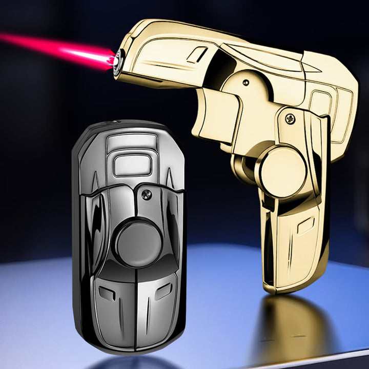 Folding Racing Car-Shaped Refillable Butane Lighter - image 0