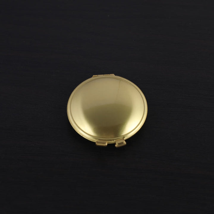 Creative Ladies Powder Box Refillable Kerosene Lighter - Bronze - image 9