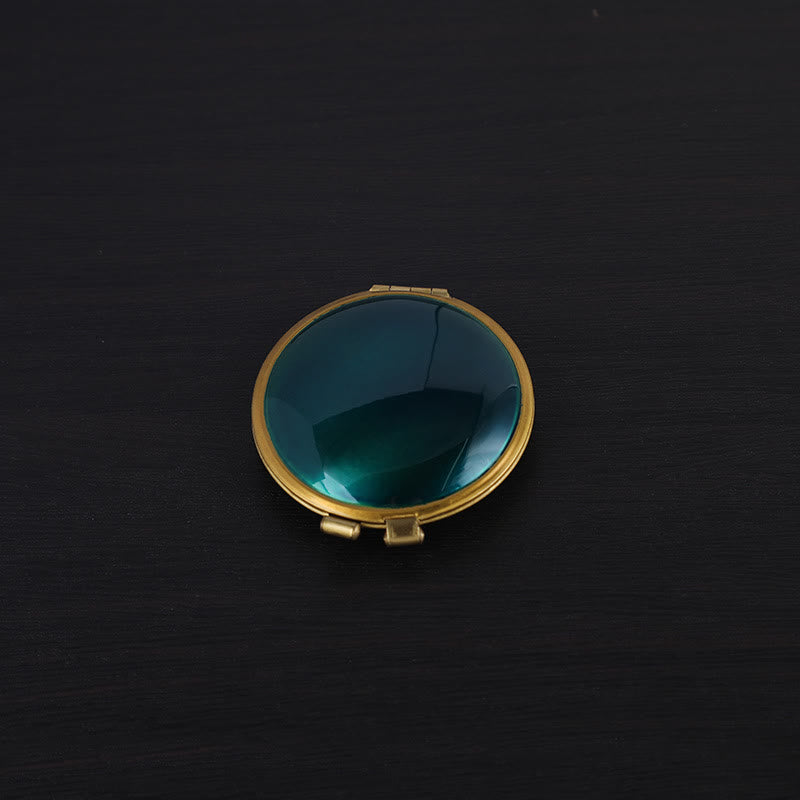 Creative Ladies Powder Box Refillable Kerosene Lighter - Green - image 8