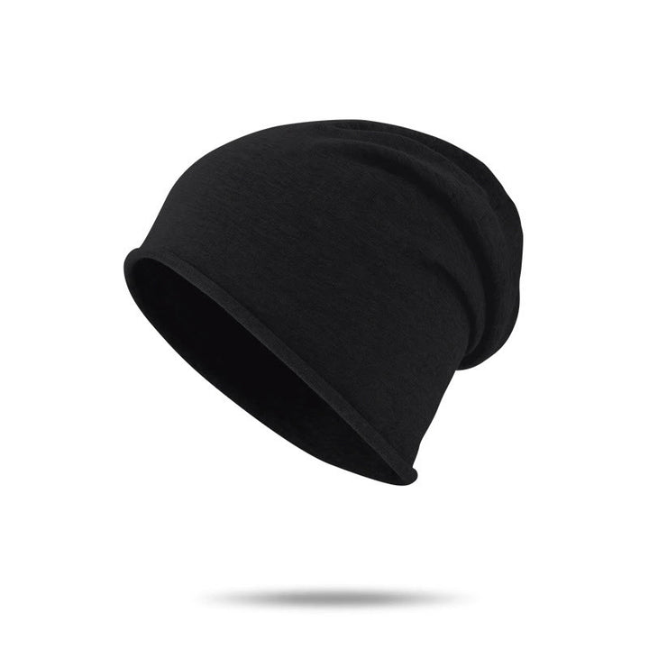 Women's Soft Multi-Color Cozy Slouchy Knitted Warm Winter Knitted Hat - Black - M (22 1/2"-22 7/8") - image 2